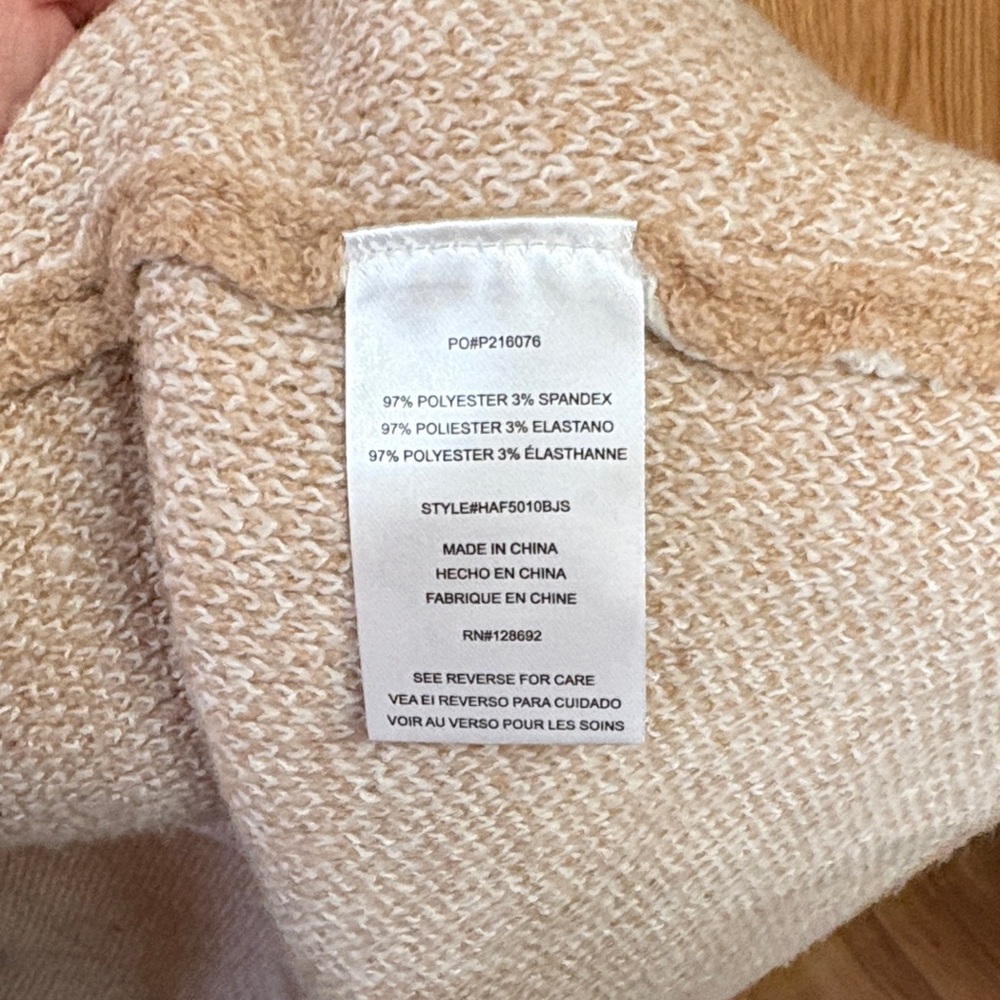 Steve Madden Tan and Cream PlaidLong   Sweater Vest - Picture 5 of 7